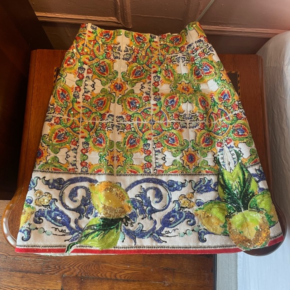 Colorful Patterned Women's Skirt